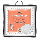 Snug Snuggle Up Electric Blanket Double - Heated Electric Underblanket with 3 Heat Settings, Overheat Protection and Fitted Straps - Double