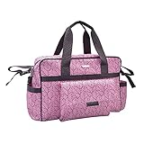 iZEL Kids Mommy Messenger Diaper Bag-Baby Changing Bags-Mummy Pre Packed Waterproof Hospital Maternity Nursing Newborn Birth Boys Girls Nappy Mat Travel Tote Shoulder Multifunctional Carrier (Pink)
