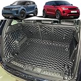7DEEKEI Boot Liner Compatible with Range Rover Evoque [L551] 2019-2025 (and Rear Left and Right Side Panels) Cargo Mats Dog Friendly