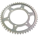 DC AFAM STEEL REAR SPROCKET PITCH 525 TEETH 44 HONDA (1987-2000 SHADOW PC21, CB 450 DX K 1989-1992 , CB 450 S G, PC17 1986 PC17, CMX 450 C H, REBEL 1987 REBEL, VT 600 C G, SHADOW 1986 SHADOW, XBR 500 F G,H 1985-1986 , XBR 500 S H,J 1986-1987 )