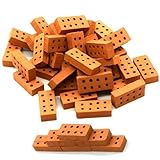 NVTEGR 100 Pcs Mini Bricks, Sim Bricks, Micro Bricks for Garden, 8 Hole Brick, Building Bricks for DIY Dollhouse Garden Ornament Micro Landscape Accessories