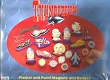 THUNDERBIRDS - PLASTER AND PAINT MAGNETS AND BADGES
