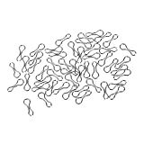 50pcs Alloy Brass Sinker Eyes Eyelets for Lead Weight Mold Fishing Tackle M