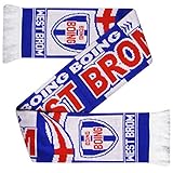 West Bromwich Albion Football Fans Scarf (100% Acrylic)