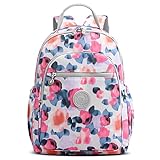 DORRISO Fashion Women Backpacks Casual Cute Daypack Lightweight College Bag Large Capacity Schoolbag Travel Casual Vacation Waterproof Women Rucksack Red
