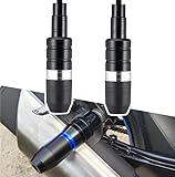 Motorcycle Frame Slider for CRF 70 2004-2016, Aluminum Crash Pad Engine Protector, Motorcycle Anti-Fall Ball, Body Anti Crash Protector Accessories D Silver