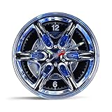 RED5 LED Light Up Neon Effect Car Alloy Wheel Rim Theme Wall Mountable Clock