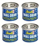 4 Revell 14ml Enamel Paints for Models- You can choose the colours