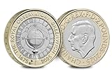 C1BLY's Royal Mint King Charles III £2 Commemorative Coin, 350 Years of The Royal Observatory Greenwich, Uncirculated, 2025