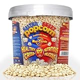 MacCorns Sweet & Salted Popcorn Sharing Bucket | 10ltr Reusable Bucket of Sweet & Salted Popcorn Mix | Crunchy, Delicious Ideal for Parties, Events & Movie Nights | Free from GM, Dairy & Nut