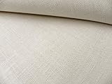 Zweigart 25ct Dublin 100% Linen evenweave for Embroidery | 18x27 inches | Linen Fabric for Counted Cross Stitch (Antique White 101)