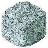 Natural Paving Cobblestone granite Silver Setts (100x100x100mm PRICE PER METER, silver setts)