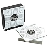 Nitehawk 14cm Steel Air Rifle/Airsoft Pistol Flat Surface Shooting Target Holder/Pellet Trap + 100 Targets