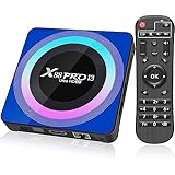 Android 13.0 TV Box, Android TV Box 4GB RAM 32GB ROM Supports 8K HDR+, Wifi TV Box with RK3528 Quad-Core 64bit Cortex-A53, Android box for Dual WIFI +5.0 Bluetooth DLNA