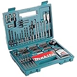 Makita B-53811 Drill & Screwdriver Bit Accessory Set (100 Piece), Multi-Colour, Set of 100