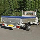 Fiat Ducato Dropside Cover 420cm x 210cm x 20cm produced in blue 650GSM reinforced PVC