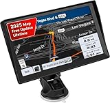 5 inch Sat Nav for Car, with UK Maps, Lifetime Updates, Support Postcode Search, Voice Directions, Speed Camera Alert, Lane Guidance Assist