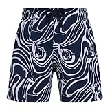 Vilebrequin Men's Jirise (Toddler/Little Big Kids) Swim Trunks, Bleu Marine, 8 Years