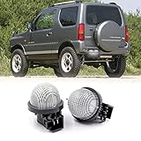 2Pcs Xenon White LED License Number Plate Light For Suzuki Jimny JB Alto HA Carry Pickup Grand Vitara Swift Wagon R MC Opel Agila