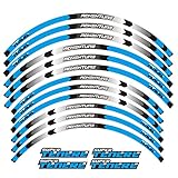 Motorcycle for Yamaha XT1200Z ZE Super TENERE RAID Front and Rear Wheels Outer Rim Sticker Wheel Decals