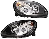 FK Automotive FKFS8061 Design Headlights for Mercedes Benz SLK Type R170 from 96-02 Black [Continental / Left-Hand Drive Vehicles]