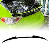 Rear Trunk Middle Splitter Wing For Subaru Impreza GRB WRX STI 2008-2014 Black