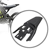 JFG RACING Motorcycle Rear Fender Upgrade Motorcycle Fender Protector Thicken ABS Plastic Electric Dirt Bike Mudguard for Sur-Ron-Carbon Fiber