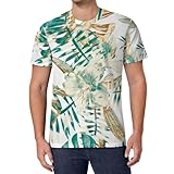 AILLOSA T-Shirts for Men Women T-Shirt with All-Over Print Mesh Short Sleeve T-Shirt, Yh-205, XS