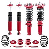 maXpeedingrods Coilovers Shock Suspension for BMW E46 3 Series 316i 318i 320i 323i 325i 328i 330i 1998-2006 - Red
