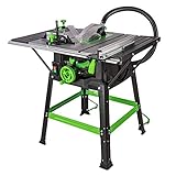 Evolution Power Tools Fury 5-S Table Saw, Multi-Material Multi-Purpose & Portable, Cuts Wood, Metal, Plastic & More, Bench Saw, 3 Year Warranty Included & TCT Blade 255 mm (230 V, 1500W)