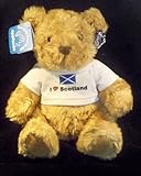 Russ Berrie I Love Scotland Football Mascot Teddy Bear