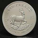CLXLYU New 2022/2020 South Africa Saudi Africa Krugerrand 1OZ Silver Coin Paul Kruger Token Value Collectible Coins-2022