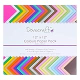 Dovecraft Essentials - Colours Paper Pack 12"x12" for Classroom