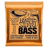 Ernie Ball Hybrid Slinky Nickel Wound Electric Bass Strings - 45-105 Gauge