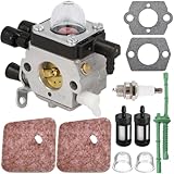 ZAMDOE FS38 Carburetor for Stihl FS 38 FS55R FS45 FS46 FS55 FS55C FS 55R 2-MIX Brushcutters String Trimmer Replace for ZAMA C1Q-S282 4140 120 0623 41401200623B (After 2013-2015)