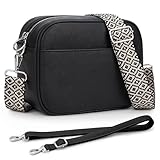 KALIDI Crossbody Bag Women Shoulder Bag with Adjustable Wide Strap and Narrow Strap Multiple Pockets Stylish Handbags