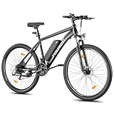Touroll U1 Electric Mountain Bike, 26"/29'' Electric Bicycle Commute E-bike with 36V 13Ah Removable Battery, LED Display, Dual Disk Brake, 21 Speed, MTB for Teenagers and Adults (26'')