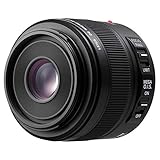 Panasonic LUMIX H-ES045E LEICA DG Macro-Elmarit 45 mm Macro Micro Four Thirds Lens - Black