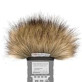 Gutmann Fur Microphone Windshield Windscreen for Tascam DR-100 Premium Edition WOLF with inner lining