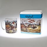 thelwell in Full Cry Pony and Horse Hunting Mug Robust Clay Cambridge Style Mug, Equipped with Cult Pony Cartoons by The Great Norman Horse Gifts