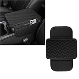 AIBINGBH Car Armrest Pad for BMW E90 E91 320 318i 320i 325i 330i 320d 328xi X1 E84, Car Center Console Cover Pad uto Center Arm Rest Protector Pad Accessories