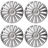 UKB4C 4 x Wheel Trims Lux Hub Caps 15" Covers fits Renault Clio Megane Twingo
