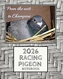 Racing Pigeon Notebook From The Nest To Champion: Pigeons Data Tracker for Managing All Important Data to Improve Results Year By Year / UK Edition. ... (For Pigeon Breeding & Racing- Notebooks)