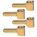 WEKADRIN 4pcs Violin Bow Screw Replacement Instrument Parts Violin String Accessories for Repairing Loose Damaged Bow Components