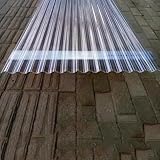 Corrugated Roofing Sheets,Clear Roof Sheeting,Cladding Walling Sheeting,Replacement Roof Panel,Building Roofing Material,FRP Daylighting Panels for Greenhouse,1.2mm Thick (0.9x1.7m/35x67in)