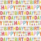 Rose & Hubble 100% Cotton Digital Print Birthday Cakes Fabric, 60" Extra Wide, Children's Craft Fabric Material for Quilting