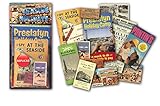 Sweet and Nostalgic British Seaside Holiday Memorabilia Gift Pack with over 20 pieces of Replica Artwork