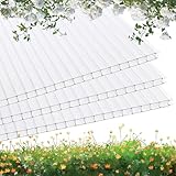 BRITSHIELD® Polycarbonate Roofing & Greenhouse Sheets Clear 4mm (W:61cmxL:122cm) (ONLY UK Mainland ) (8)