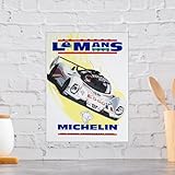 Michelin Le Mans Retro Metal Aluminium Sign, Novelty Gift Home Décor Garage