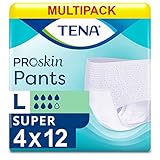 TENA Pants Super Large - 4 x Packs of 12 ( 48 Pants )